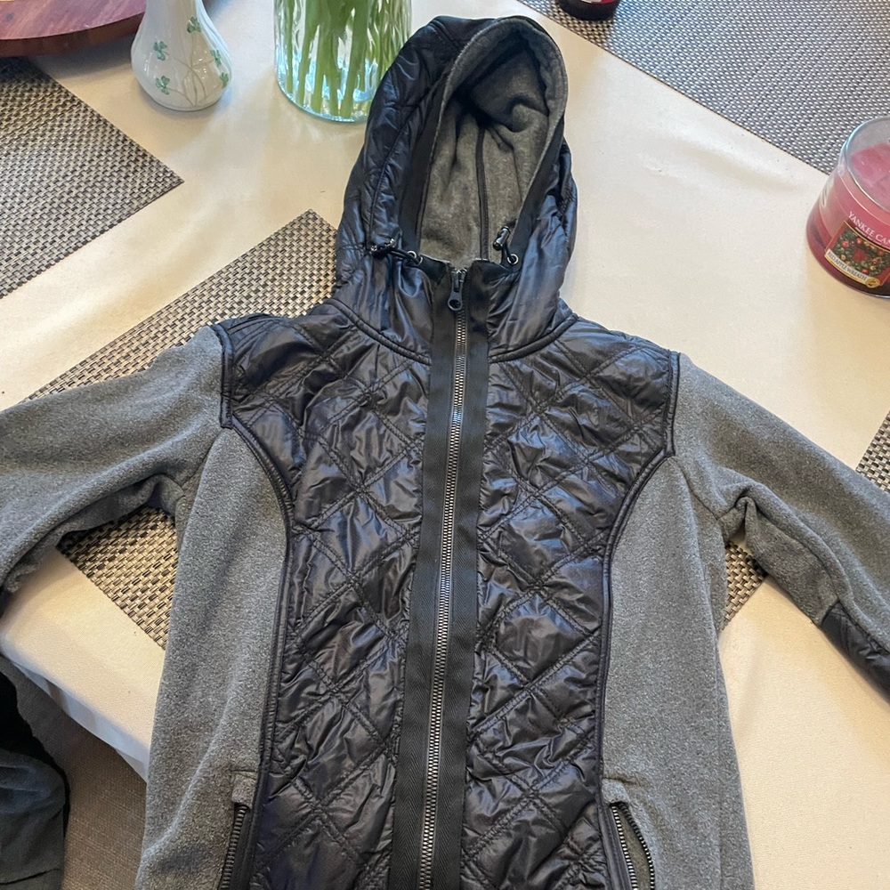 Athleta xxs black & gray jacket